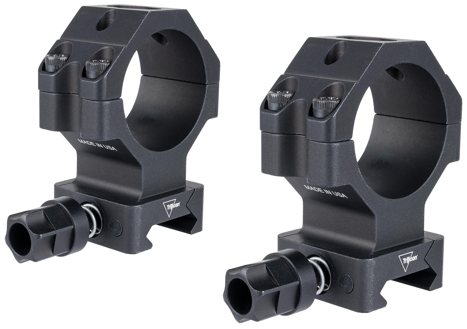 Trijicon AC22071 Scope Rings With Q-LOC Technology Matte Black 34mm Extra High