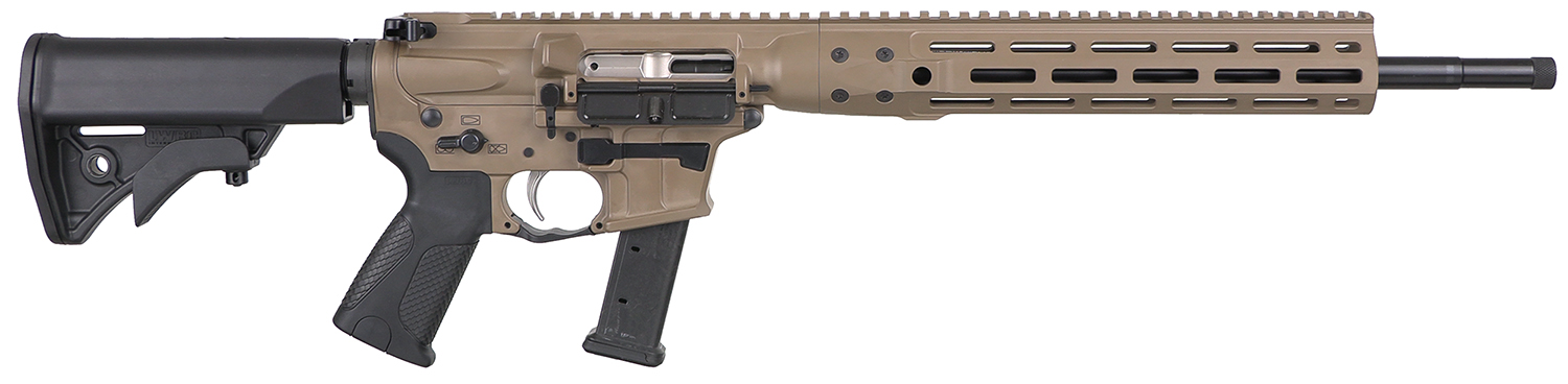 LWRCI ICR9CK16 IC-9 9mm 16" FDE Rifle 33+1 Ambidextrous Controls