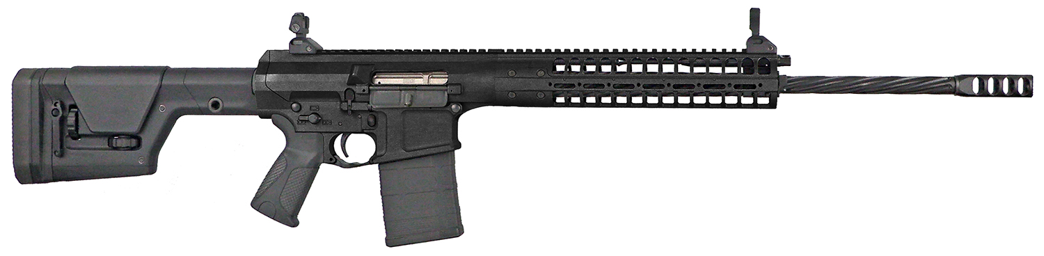 LWRCI REPR MKII 7.62 NATO 20" Spiral Fluted Magpul PRS Black 20-rd - LWRC International - 7.62X51MM NATO