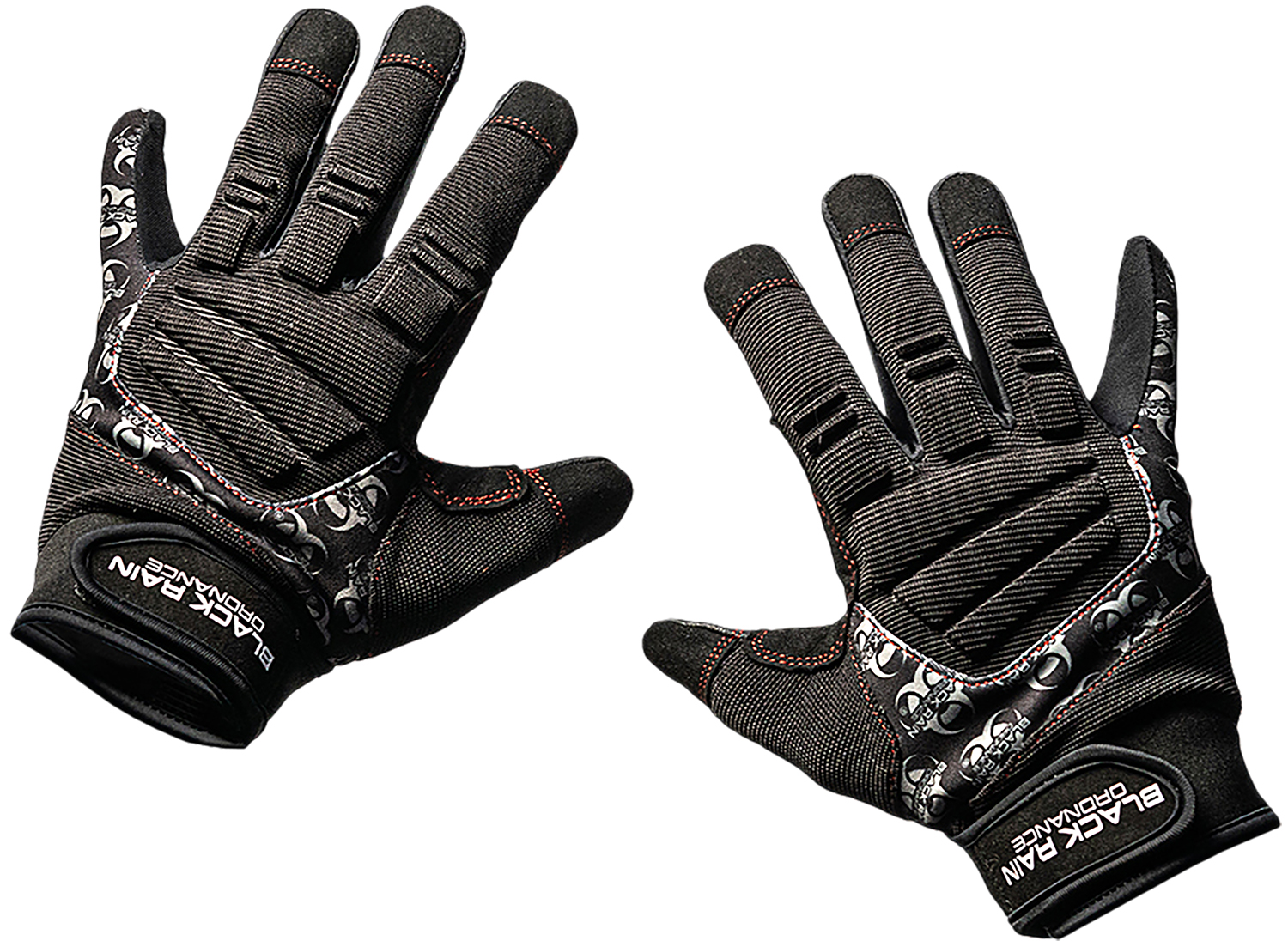 Black Rain Ordnance TACTGLOVEBLK/GRYM Tactical Gloves Black/Gray Medium-img-0