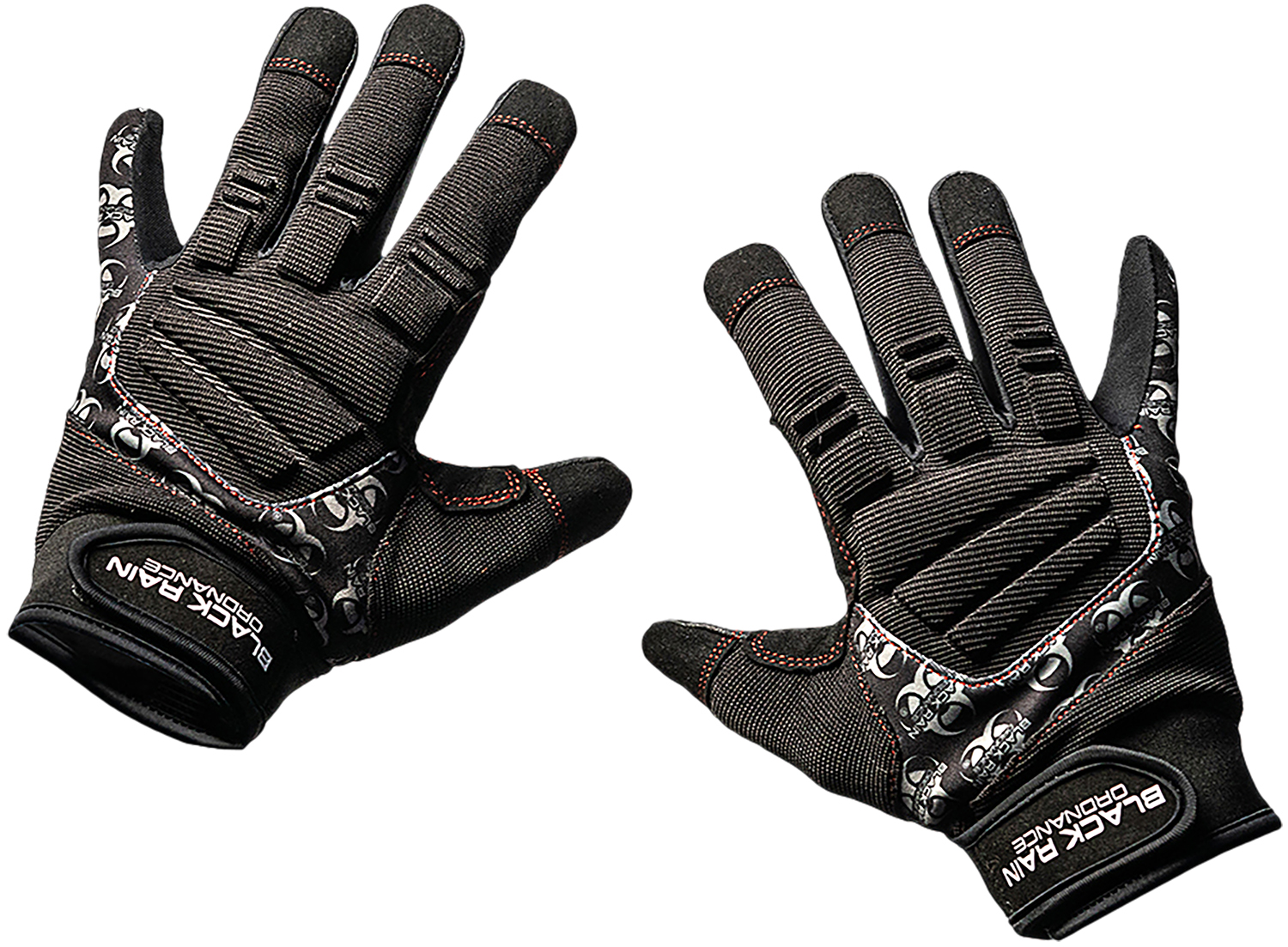 Black Rain Ordnance TACTGLOVEBLK/GRYL Tactical Gloves Black/Gray Large-img-0