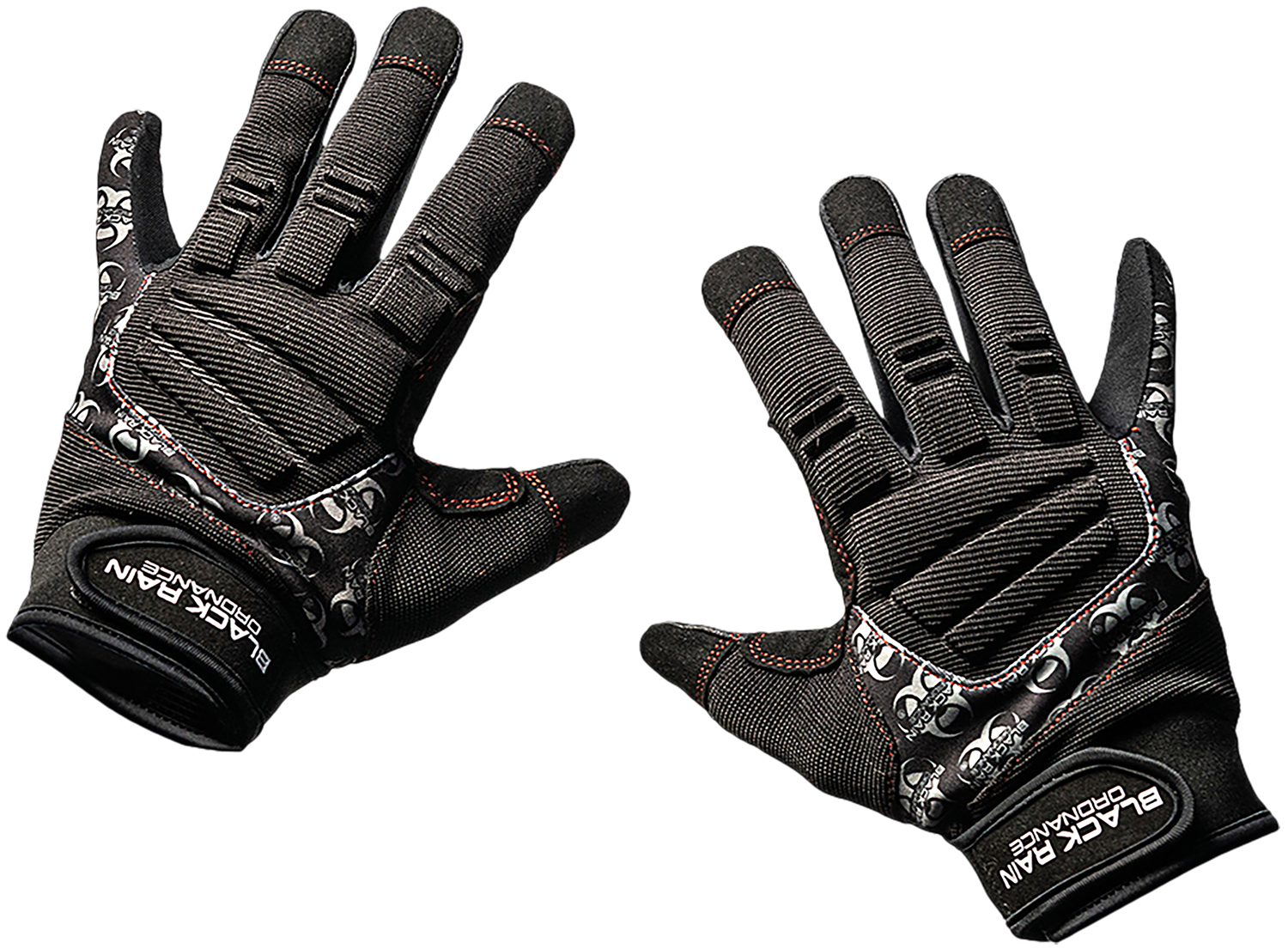 Black Rain Ordnance TACTGLOVEBLK/GRYXL Tactical Gloves Black/Gray XL Velcro-img-0