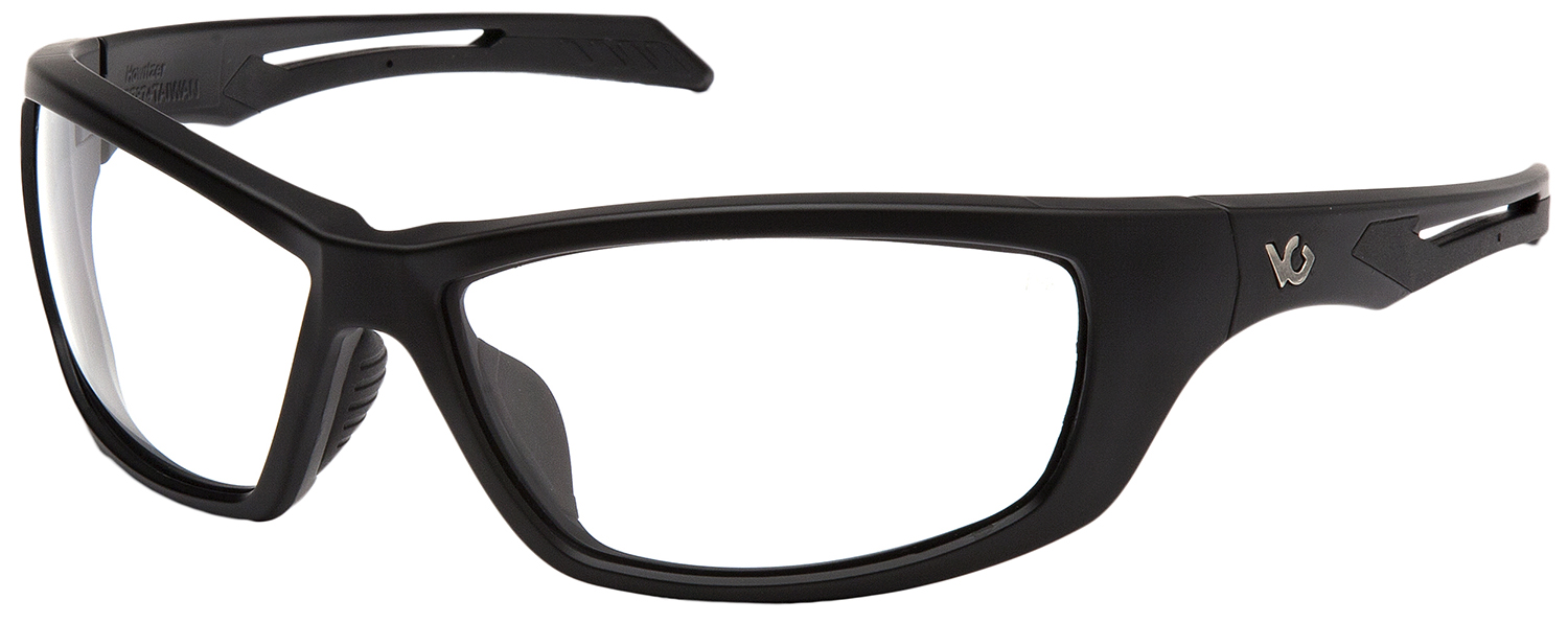 Pyramex VGSB1310T Howitzer Glasses Clear Lens Black Frame Anti-Fog