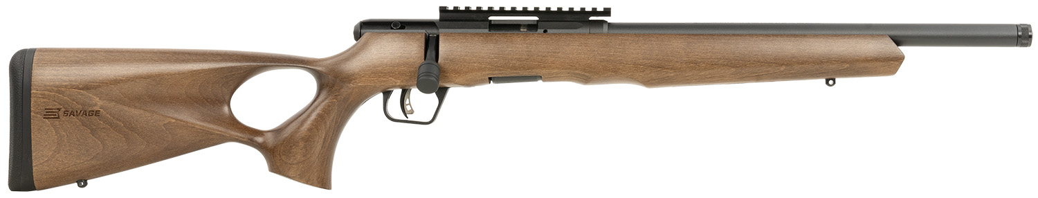 Savage Arms B22 Timber Thumbhole Rifle 22 LR 18" Black 10 Rounds 70217 - Savage Arms - 22 LR