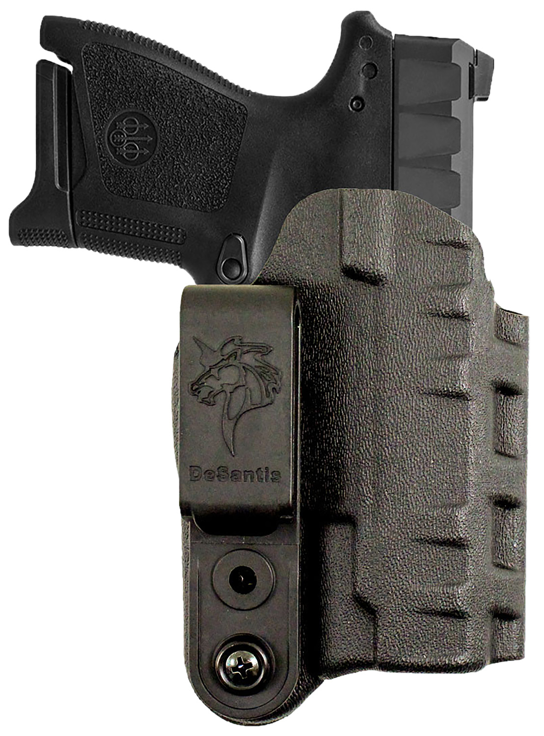 DeSantis 137KJ1ZZ0 Slim-Tuk IWB Holster Black Kydex Ambidextrous Clip