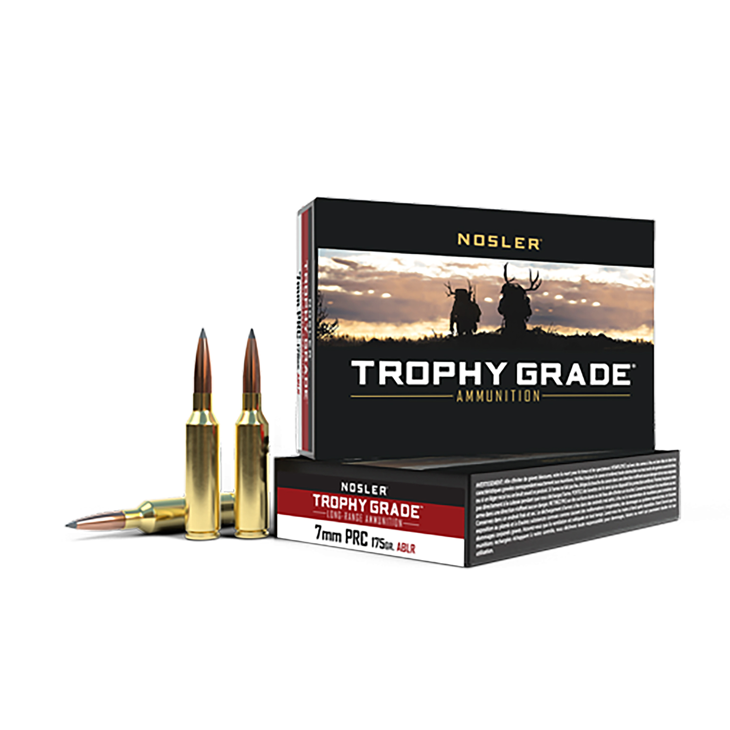Nosler 61239 7mm PRC 175gr AccuBond LR Ammo 20 Rounds