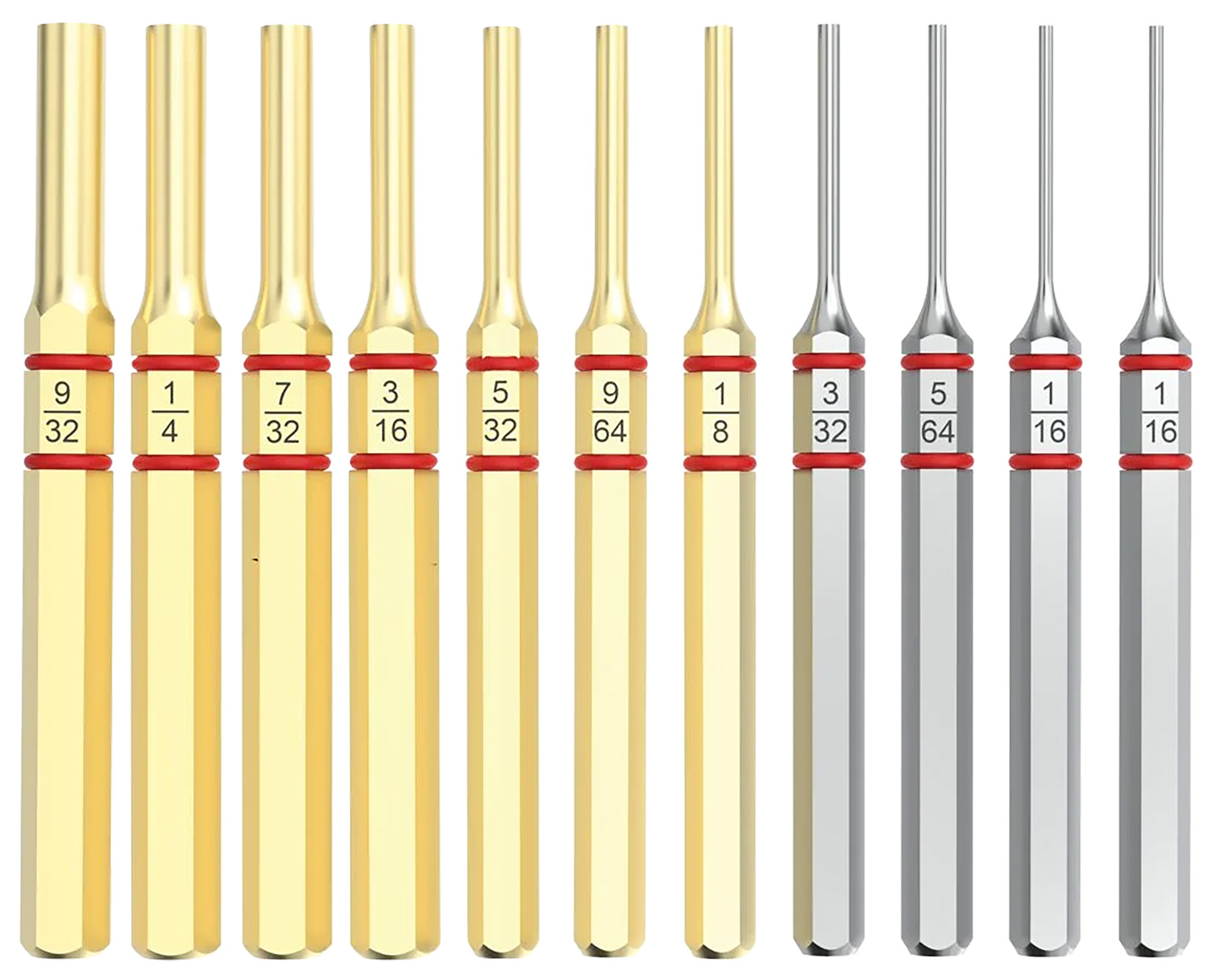 Avid AVAPK-B Accu-Punch 11-Pc Std Brass/Steel