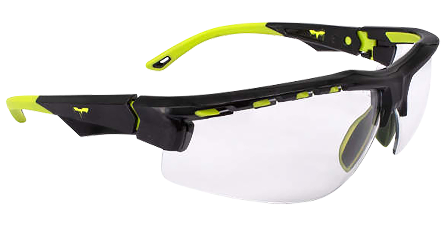 Radians TXE810CS Clear Lens Hi-Vis Full Frame Safety Glasses