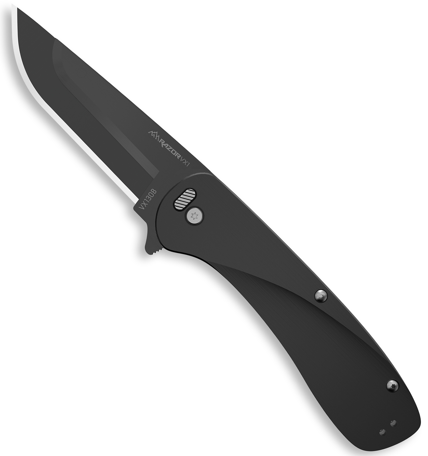 Outdoor Edge VX130B Razor VX1 EDC 3" Folding Knife Black Oxide Blade - Outdoor Edge
