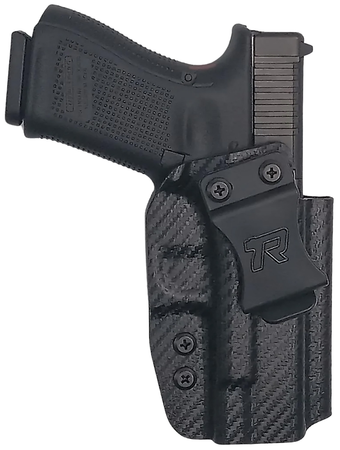 Rounded Gear GLK192332CFRHVAR Kydex IWB Black Fits Glock 19 Belt Clip...
