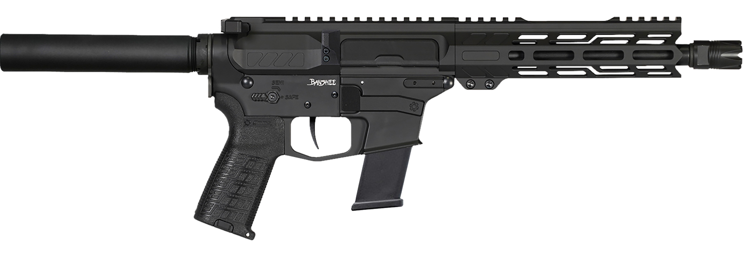CMMG 10AE30F-AB Banshee Mk10 10mm 8" 30-Rd Pistol Tube Black - CMMG - 10MM AUTO
