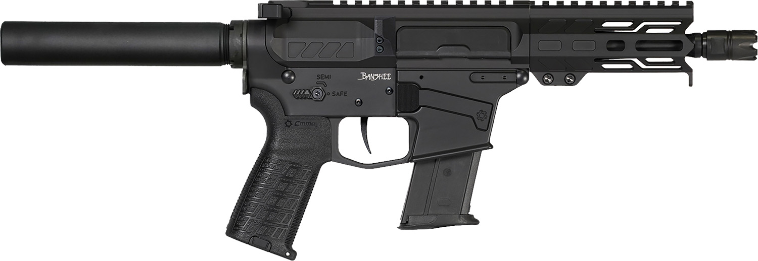 CMMG 57A9A0F-AB Banshee Mk57 5.7x28mm 5" Armor Black 20-Rd Pistol