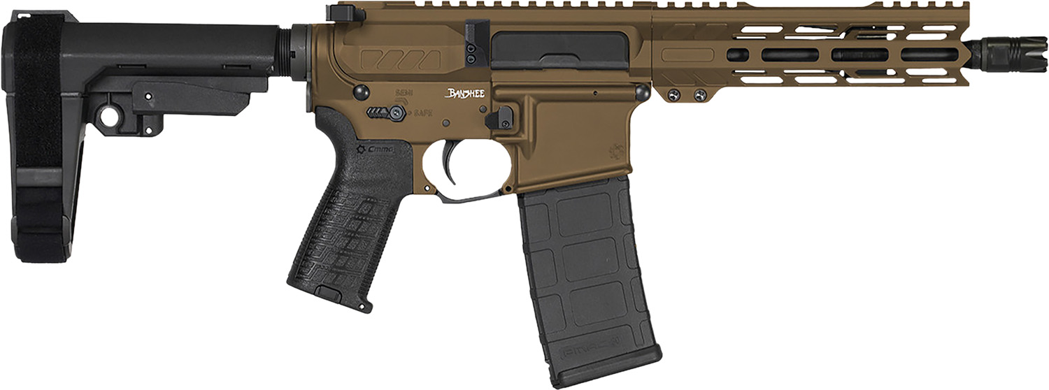 CMMG 30AF20AMB Banshee MK4 300 Blackout 8" Barrel Midnight Bronze