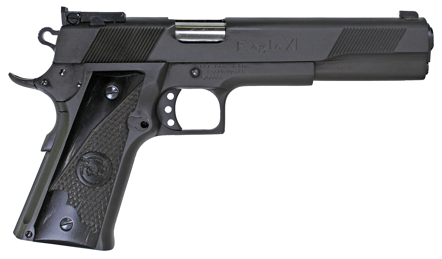 Iver Johnson 1911 Eagle XL DS 45ACP 6-Inch Adjustable 14-Round Matte Black