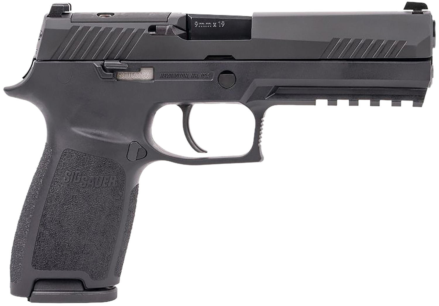 Sig SAUER P320 9mm 4.7in 2x17rd Black Semi-Auto Pistol (320F-9-BSSP) - Sig Sauer - 9mm