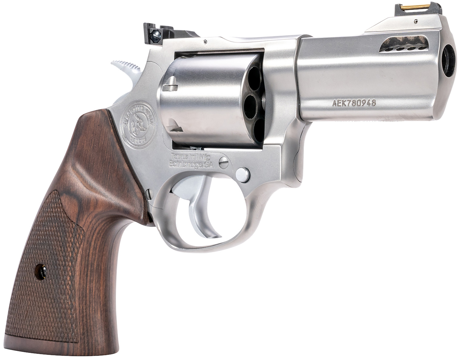 Taurus 692 Executive Grade 357 Magnum / 9mm 3 in. Polished Stainless 7-Shot - Superb Fitted Revolver 2 Taurus 692 Executive Grade 357 Magnum / 9mm 3 in. Polished Stainless 7-Shot - Superb Fitted Revolver - Image 2