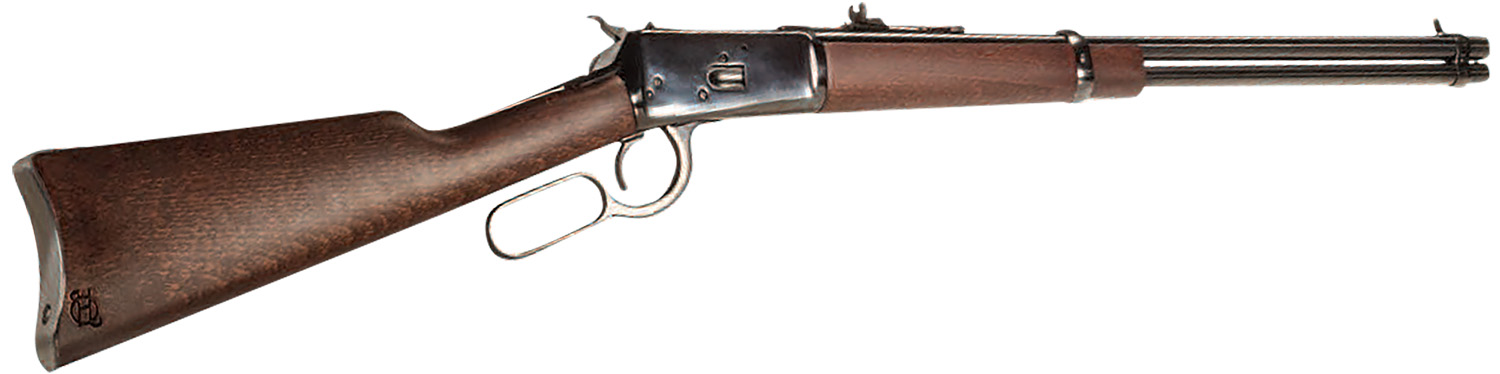 Heritage Mfg H92357201 92 Ranch Hand 38 Special +P/357 Mag 10rd 20" Black Oxide Steel Barrel, Black Oxide Receiver, Fixed Hardwood Stock