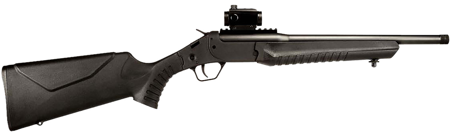 Rossi LWC0556BKRD LWC  5.56x45mm 1rd 16.50" Black Oxide Threaded Barrel, Black Picatinny Rail Steel Receiver, Black Fixed Synthetic Stock, Crimson Trace CTS103 Red Dot