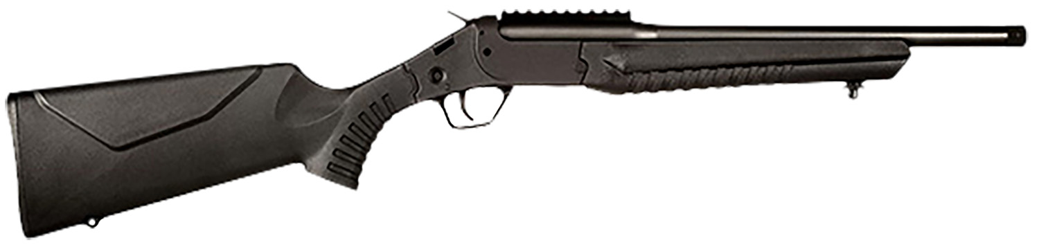 Rossi LWC86OBBK LWC  8.6 Blackout 1rd 16.50" Black Oxide Threaded Barrel, Black Picatinny Rail Steel Receiver, Black Fixed Synthetic Stock