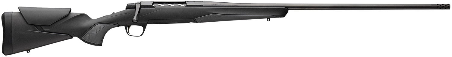 Browning 036003297 X-Bolt 2 Hunter Full Size 300 PRC 3+1 26"  Matte Blued Threaded Sporter Barrel, Blued Drilled & Tapped Steel Receiver, Adj Vari-Tech Black Synthetic Stock, Thread Protector