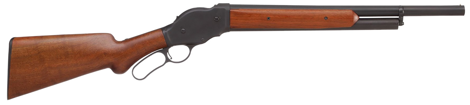 Cimarron CA188720 1887 Terminator 12 Gauge Lever 2.75 20 Blued Steel Barrel & Receiver, Fixed Wood Stock