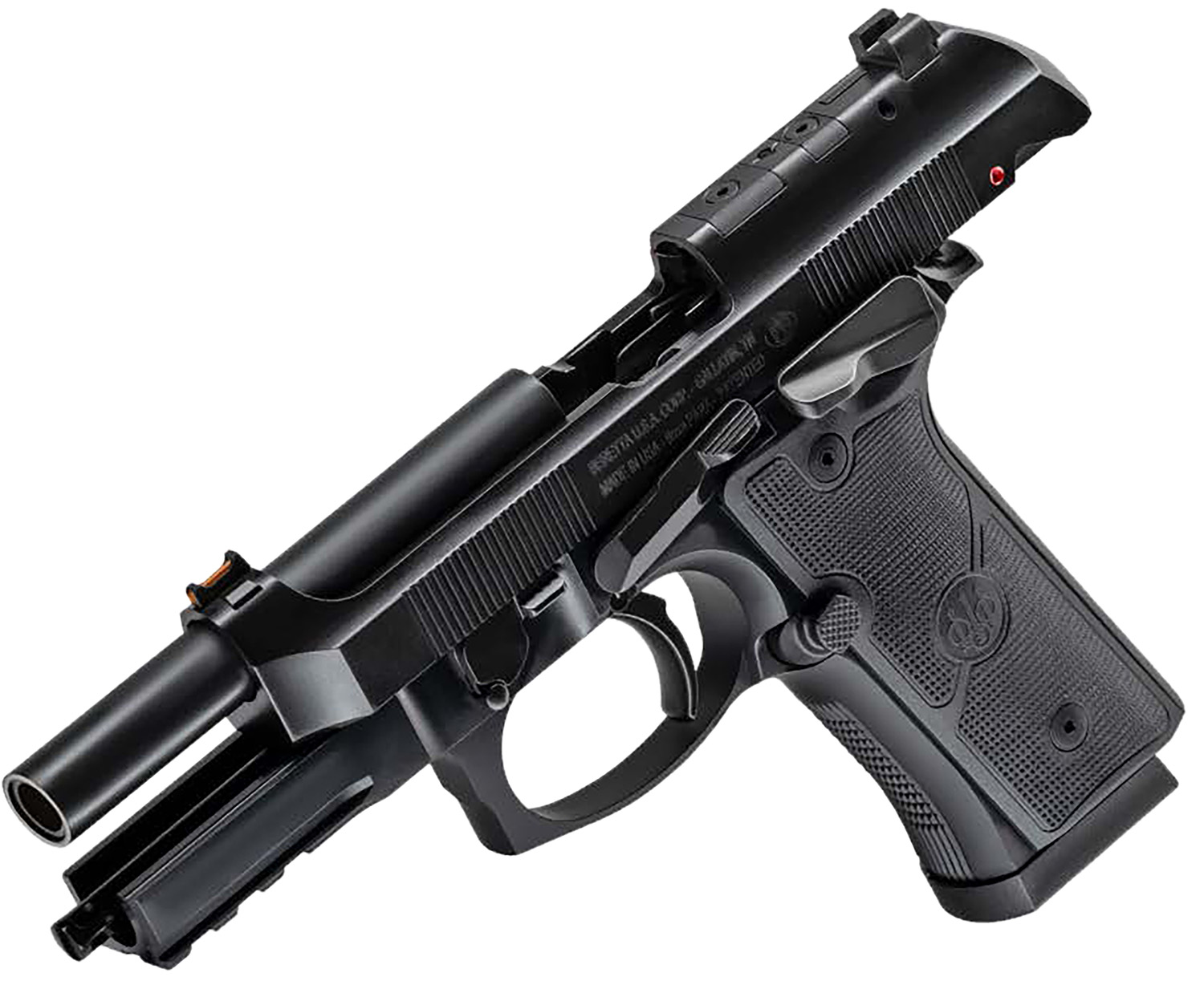 Beretta 92GTS Centurion 9mm 18 Round – Superb Optics-Ready 4.25" DA/SA Pistol 7 Centurion pistol field stripped