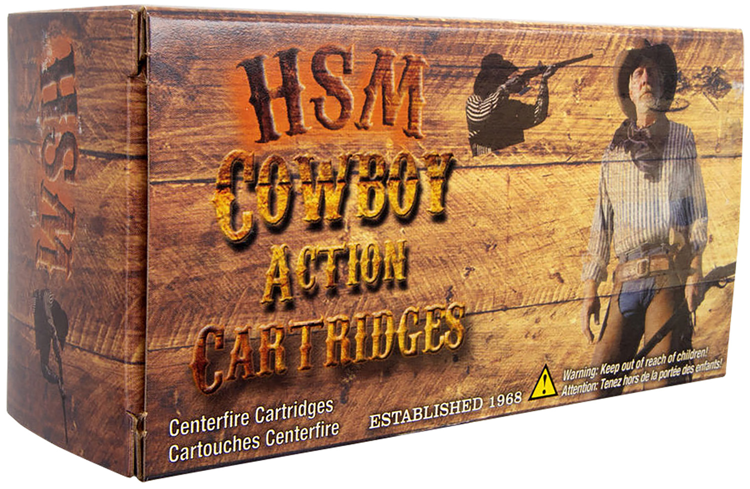 HSM 3220Win1N Cowboy Action 32-20 Win 115 Gr Round Nose Flat Point 50 Per Box/ 20 Case