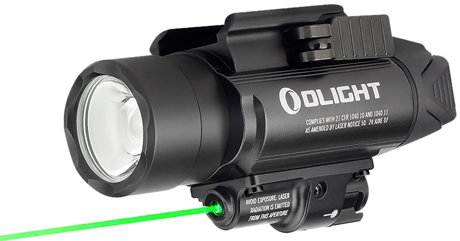 Olight BALDRPROBK1 Baldr Pro 1350 Lumens Green Laser Black Anodized LED