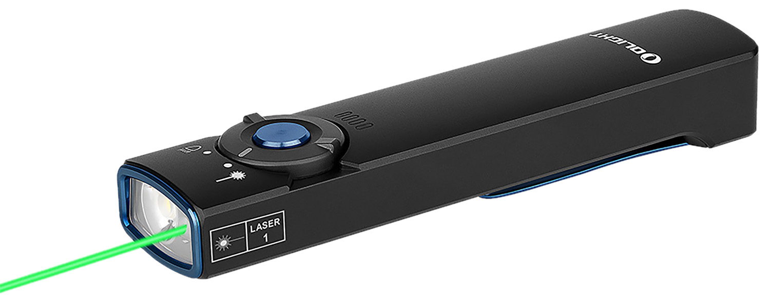 Olight ARKFELDBKCW Arkfeld 1000 Lumens LED Flashlight with Green Laser