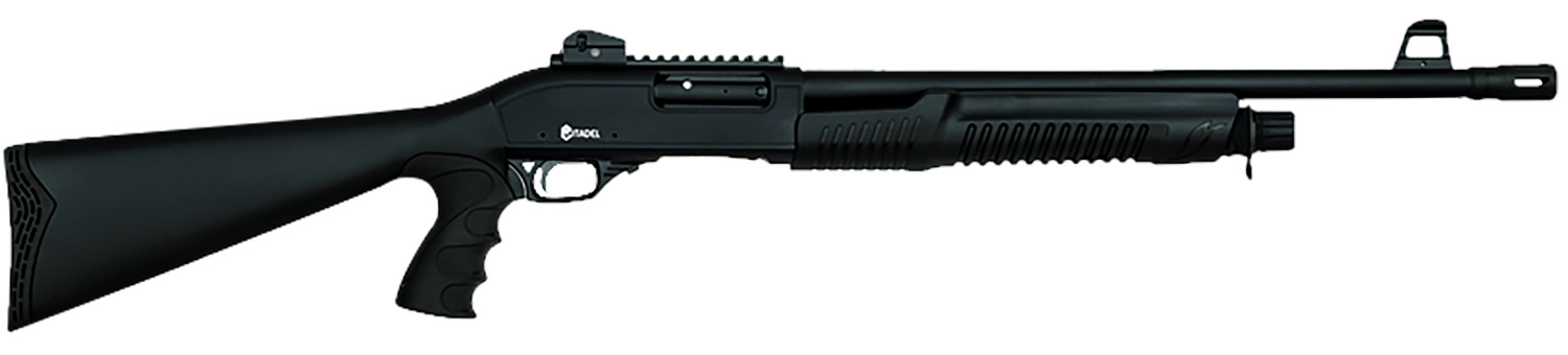 Citadel FRPATMB1220 PAT  12 Gauge Pump 3 3+1 20 Black Steel Barrel, Black Picatinny Rail Steel Receiver, Fixed Black Synthetic Stock