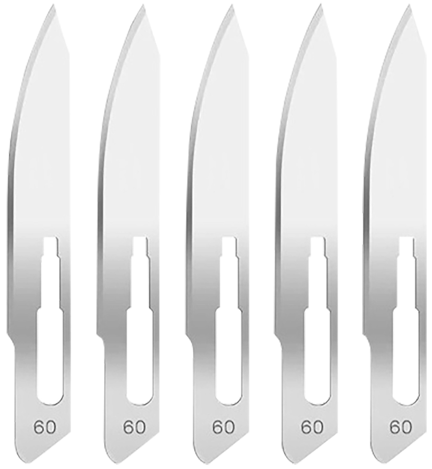 Hogue 35886 Expel Replacement Blades High Carbon Steel Blade #60 5 Blades