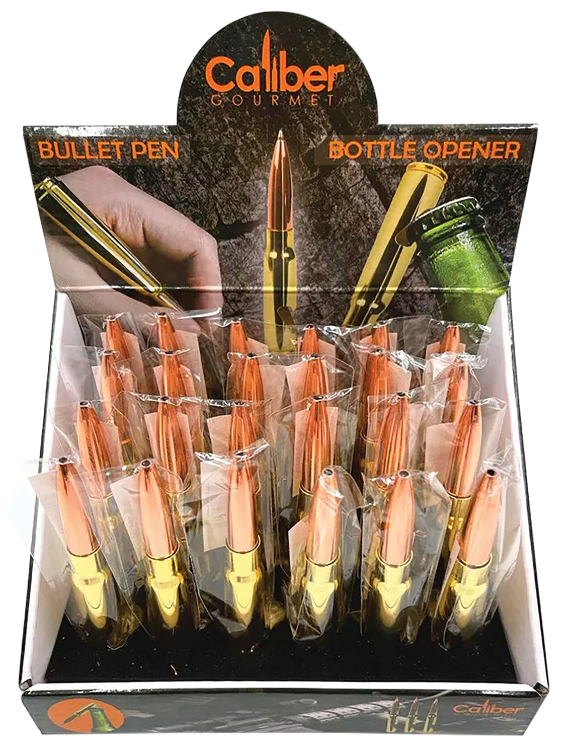 Caliber Gourmet Bullet Pen - Unique Ball Point Design, Ideal Gift for Gun Enthusiasts