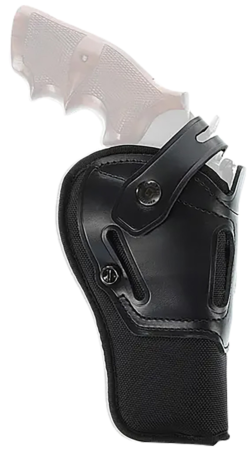 Galco SA845RB Switchback Belt Holster Black Hybrid Leather-Synthetic