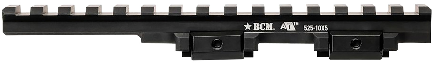 Bravo Company A/T 525-10X5 Optic Riser, Fits Picatinny, 6.125 Long, 0.525 Height, Anodized Finish, Black BCM-OR-AT-525-10X5