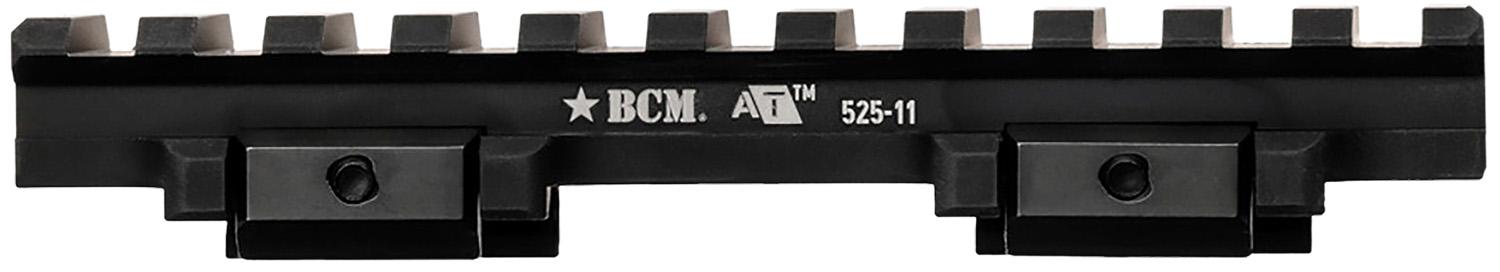 Bravo Company A/T 525-11 Optic Riser, Fits Picatinny, 4.5 Long, 0.525 Height, Anodized Finish, Black BCM-OR-AT-525-11