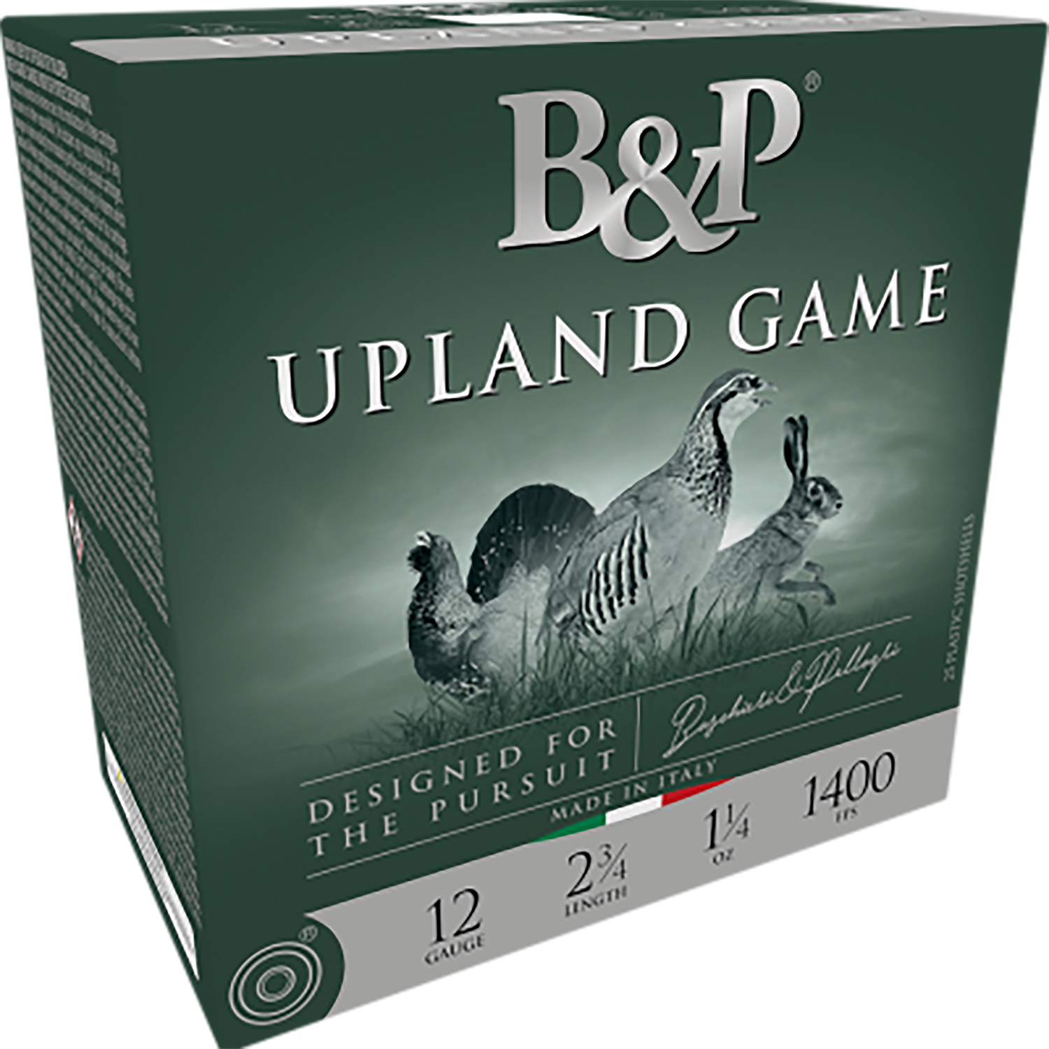 B&P Ammunition 12B14Up4 Upland Game 12 Gauge 2.75" 1 1/4 Oz 4 Shot 25 Per Box/ 10 Case