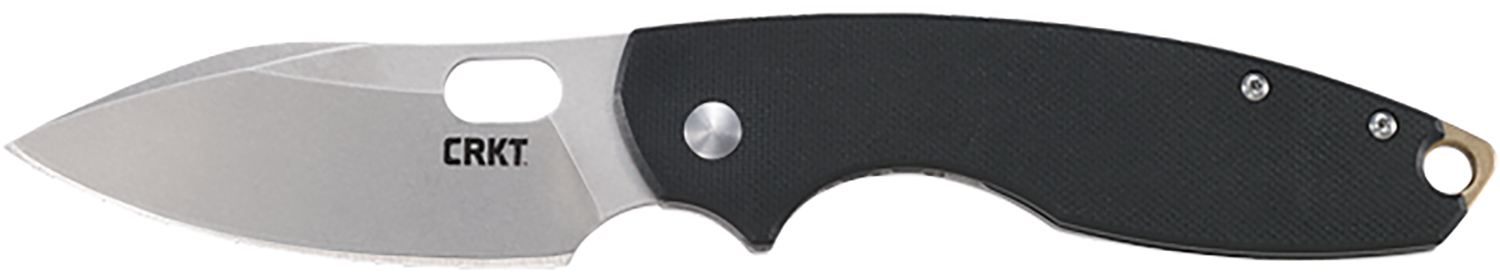 CRKT 5317D2 Pilar III 2.97 Folding Plain Stonewashed D2 Steel Blade, Black Textured G10 Handle