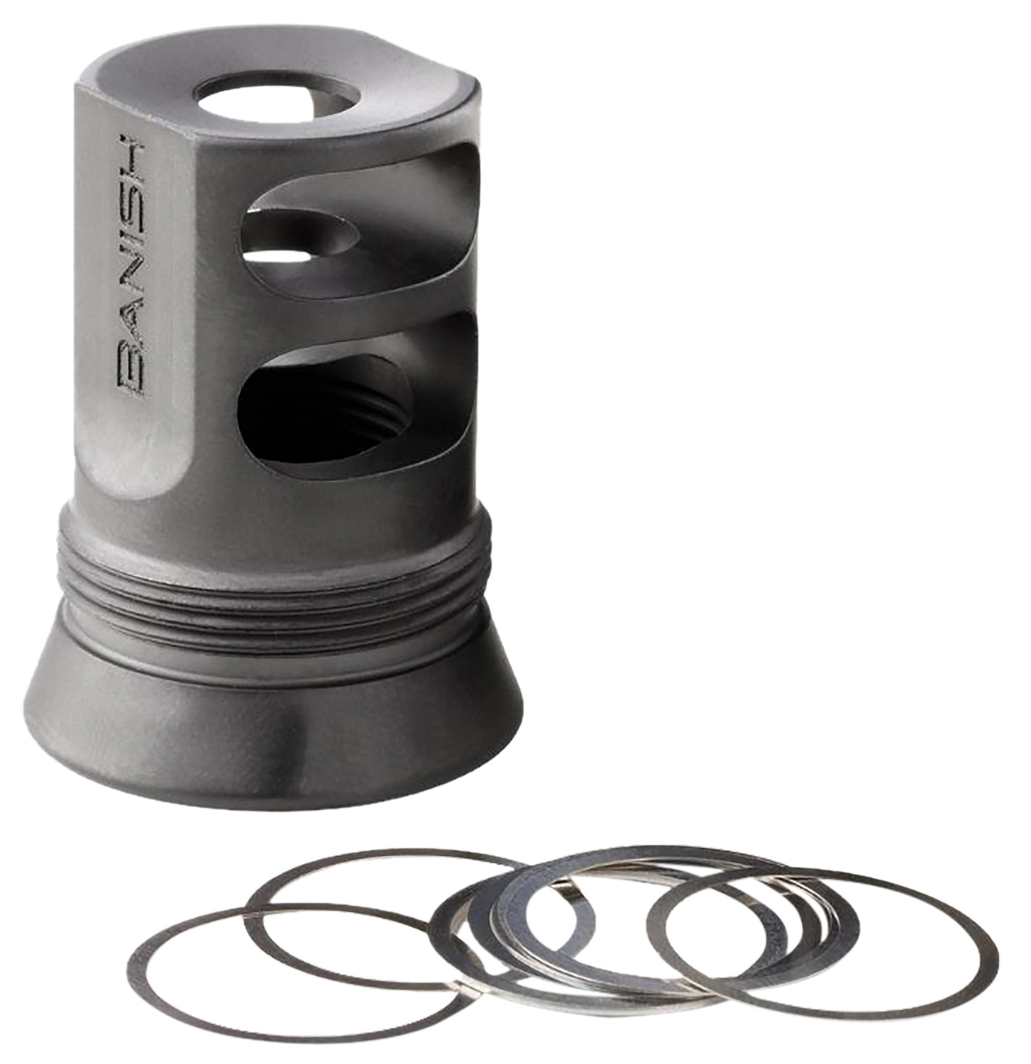 Banish 4578 Muzzle Brake 30 Gold 1/2x28 - Banish Suppressors