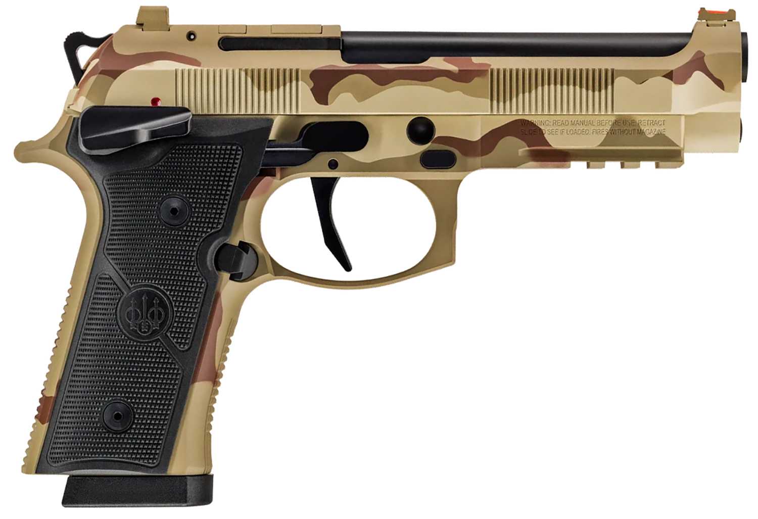 Beretta, 92XI, Combat, Single Action Only, Semi-automatic, Full Size, 9MM, 4.7
