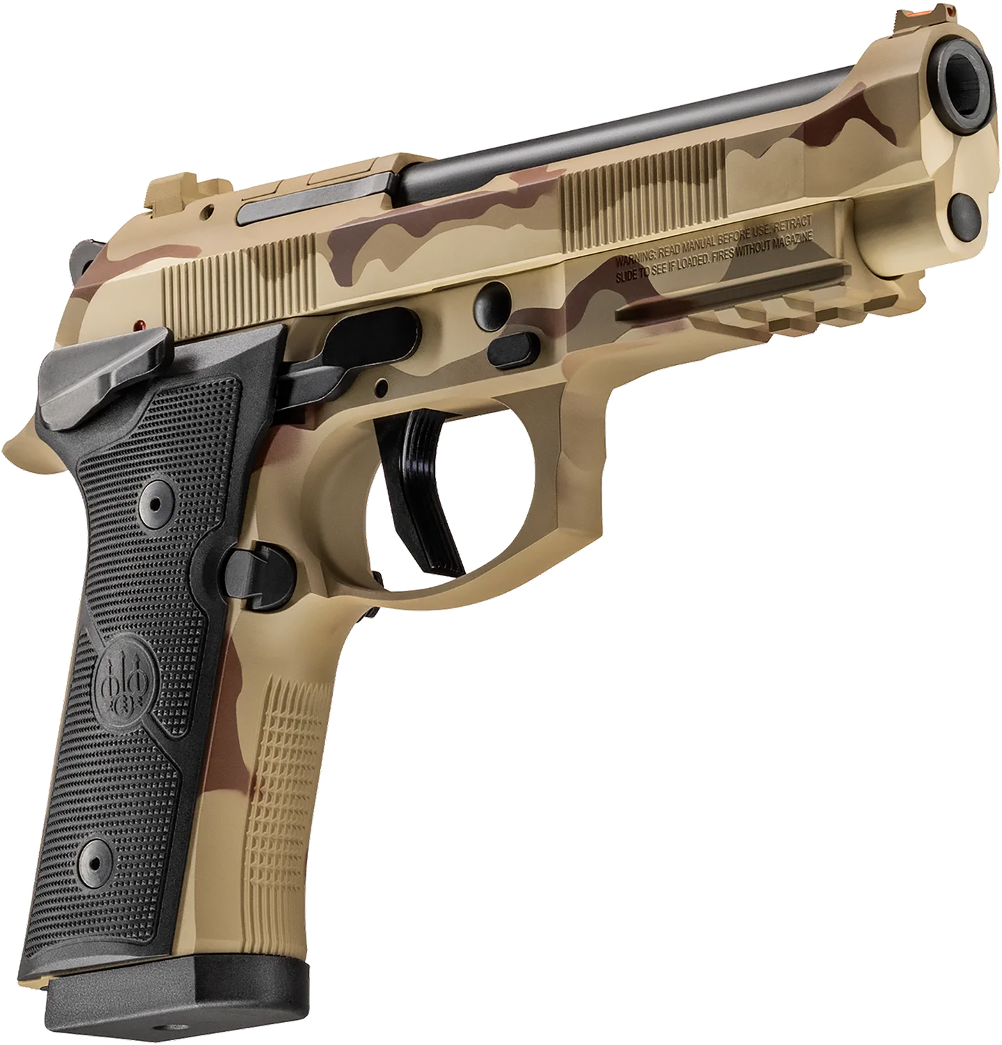 Beretta 92XI American Combat DCU Camo 9mm 4.7in 15rd — Superb SAO Pistol 3 Beretta 92XI American Combat 9mm pistol in DCU three color desert camouflage