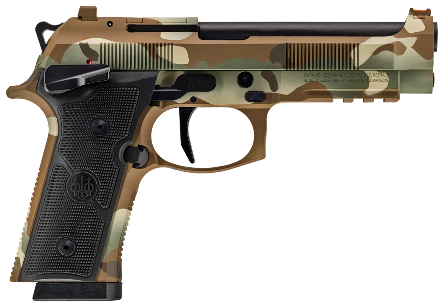 Beretta SPEC0733A15 92XI SAO 9mm 4.7" 15+1 Multicam Cerakote Pistol - Beretta - 9mm