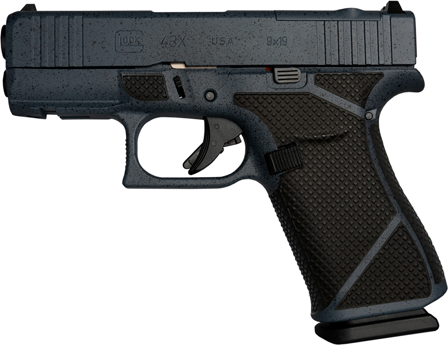 Glock G43X MOS Slim Sub-Compact Frame 9mm Luger 10+1 Handgun