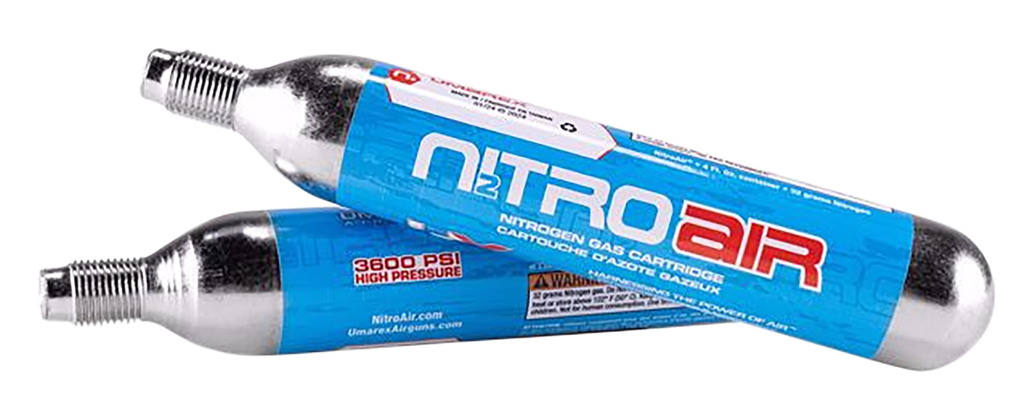 RWS/Umarex 2211382 Nitroair Prefilled Nitrogen Cartridges Umarex Komplete Rifles 2Pack