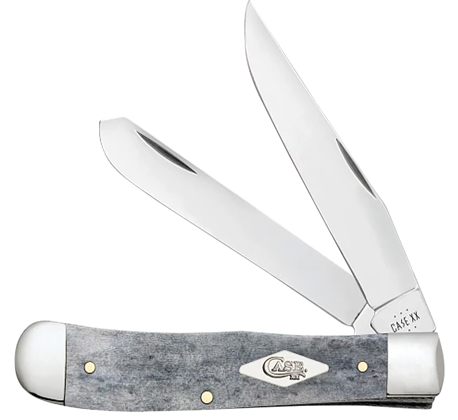 Case Cutlery Stockman Large Folding Knife Tru-Sharp SS Gray Bone Handle