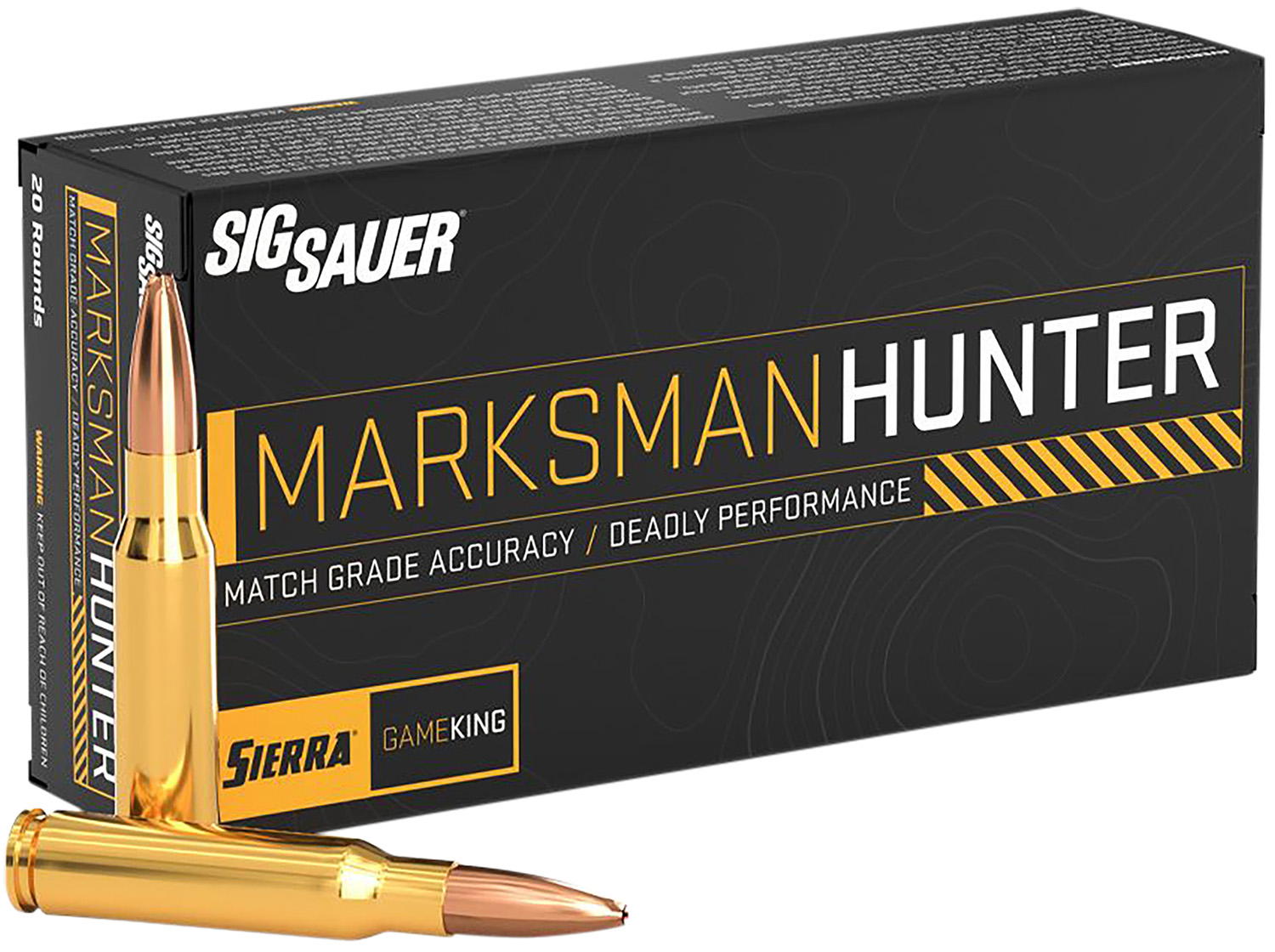 Sig Sauer E65CMGK13020 Marksman Hunter 6.5Creedmoor 130Gr 20 Per Box/10 Case