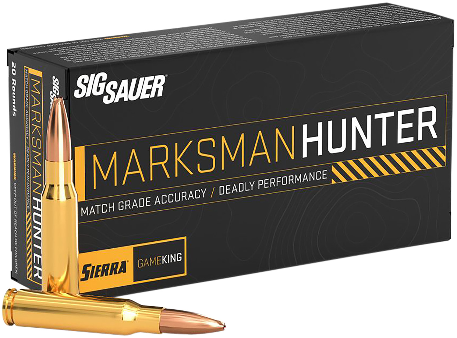  Sauer Sig Sauer Marksman Hunter .308 Win / 7.62x51mm 165 Gr JHP Ammo