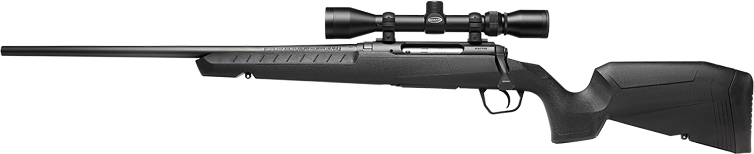 Savage Arms 32012 Axis XP Combo 223 Rem 4+1 22" Matte Black Button Rifled Barrel, Matte Black Drilled & Tapped Carbon Steel Receiver, Fixed Sporter Black Synthetic Stock, Weaver 3-9x40mm, Left Hand