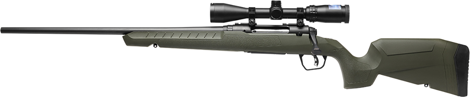Savage Arms 32190 Axis 2 XP Combo Full Size 25-06 Rem 4+1 22" Black Sporter Barrel, Black Carbon Steel Receiver Drilled & Tapped, OD Green Fixed Synthetic Stock, Weaver 3-9x40mm Scope, Left Hand