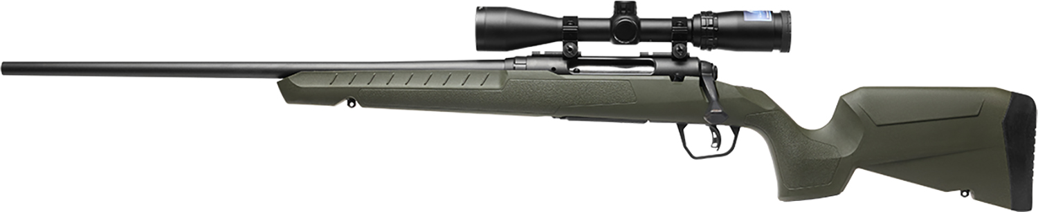 Savage 32238 Axis 6.5 Creedmoor Rifle, Matte Black, Green Synthetic Stock - Savage Arms - 6.5 Creedmoor