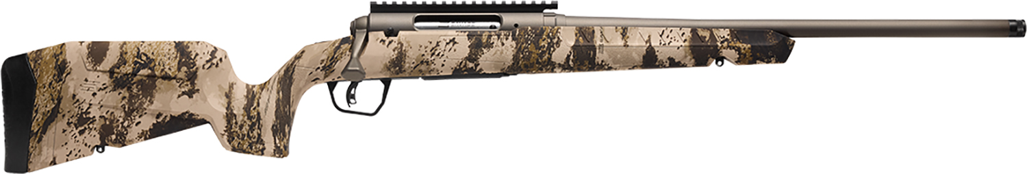 Savage Arms 32325 Axis 2 Pro 30-06 Springfield 4+1 20 Gun Metal Bronze Cerakote Threaded Barrel & Picatinny Rail Steel Receiver, Fixed Western Camo Synthetic Stock, Right Hand